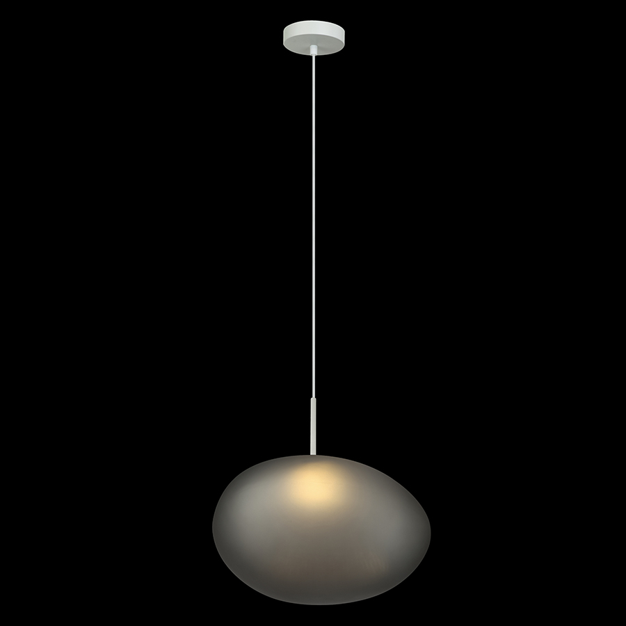 Изображение товара Светильник подвесной Modern, Roca, 1 лампа, 25х32,5х35 см, матовое серебро