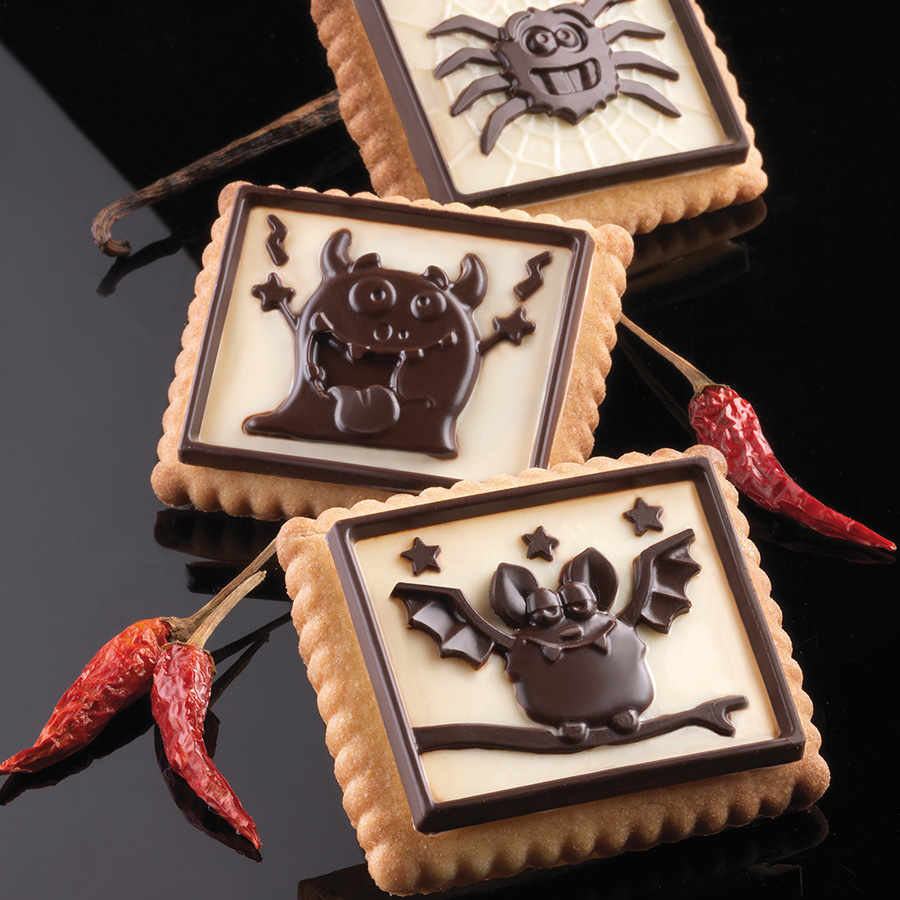 Изображение товара Набор для приготовления печенья Monsters, 4,7 х 5,7 см, силиконовая