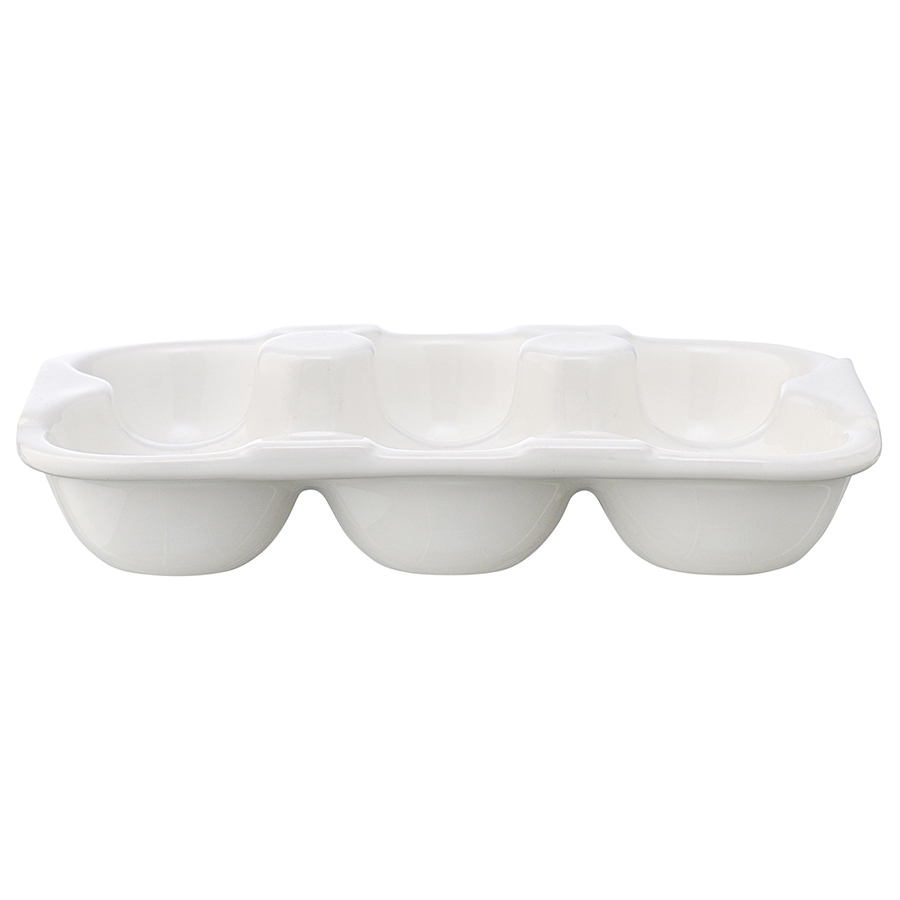 Изображение товара Подставка для яиц Simplicity, 18,6х12,4 см, белая