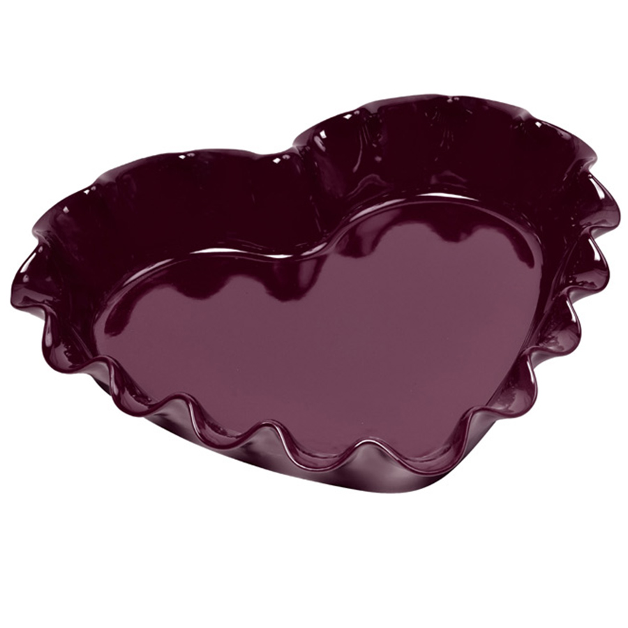 Изображение товара Форма для пирога Сердце, 28х32,5х6 см, инжир