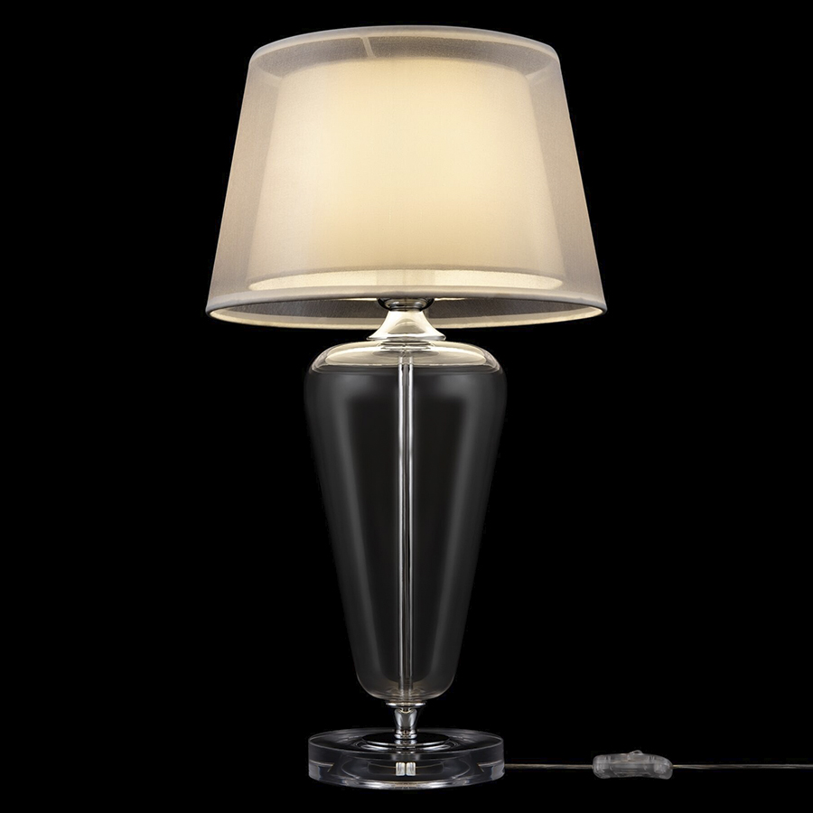 Изображение товара Лампа настольная Table & Floor, Verre, Ø30х54 см, хром