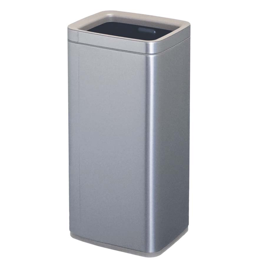 Изображение товара Ведро мусорное Laguna, открытое, нержавеющая сталь, 30 л