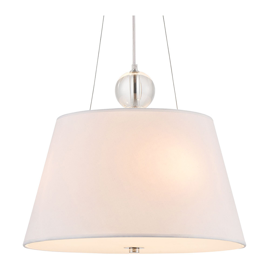 Изображение товара Светильник подвесной Modern, Bergamo, 3 лампы, белый