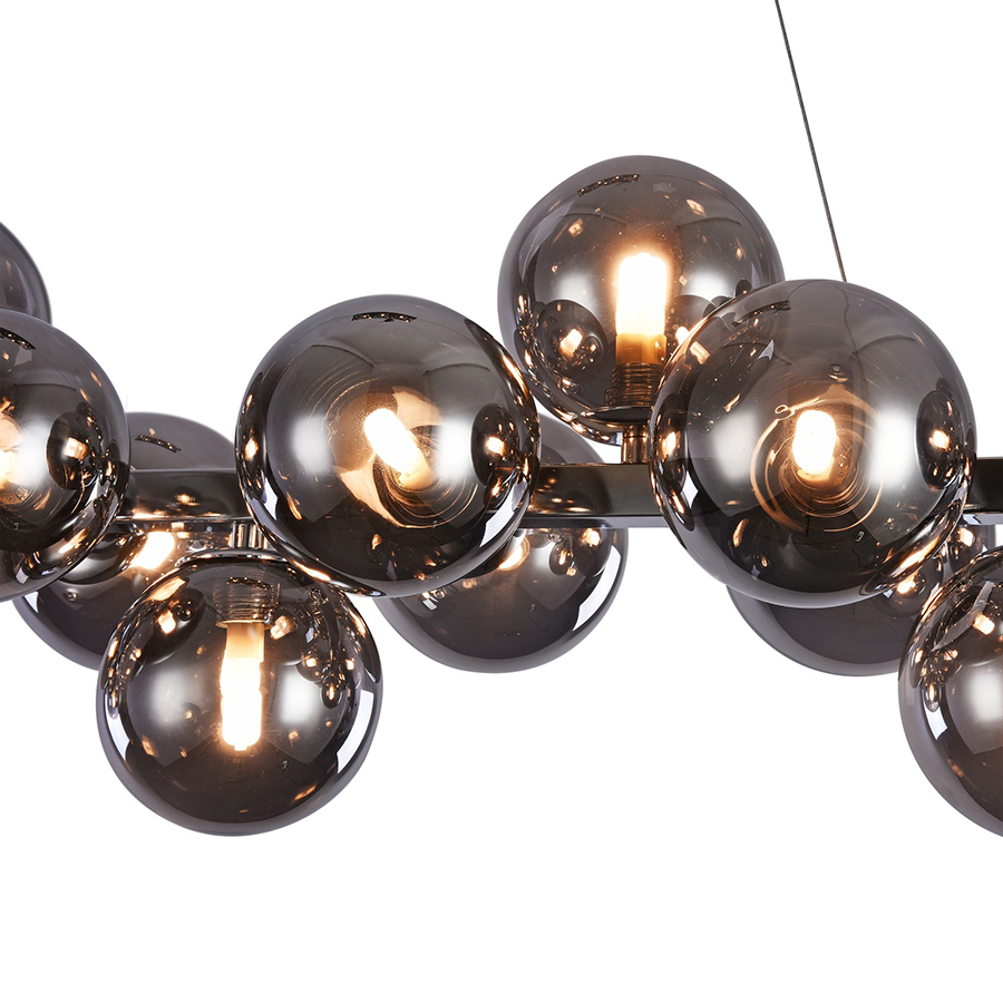 Изображение товара Светильник подвесной Modern, Dallas, 25 ламп, 23,8х123,5х22,8 см, хром