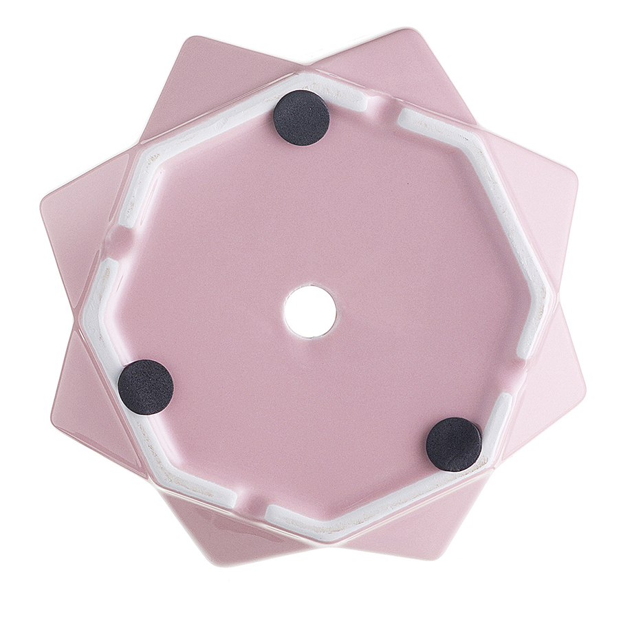 Изображение товара Горшок цветочный Rhombus, 12,5 см, розовый