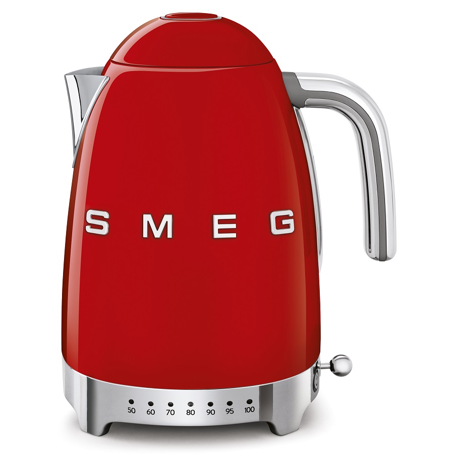 Изображение товара Чайник электрический Smeg с регулируемой температурой, красный