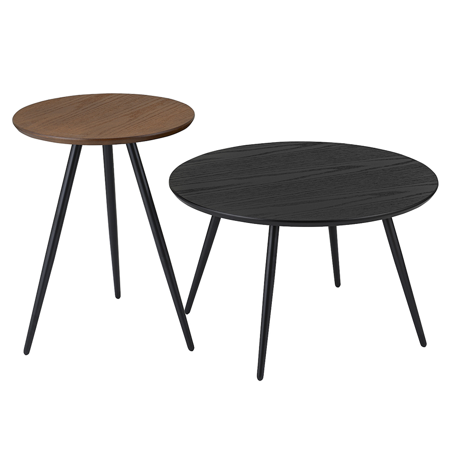 Изображение товара Набор кофейных столиков Buzzola, Ø40 см и Ø60 см, 2 шт.