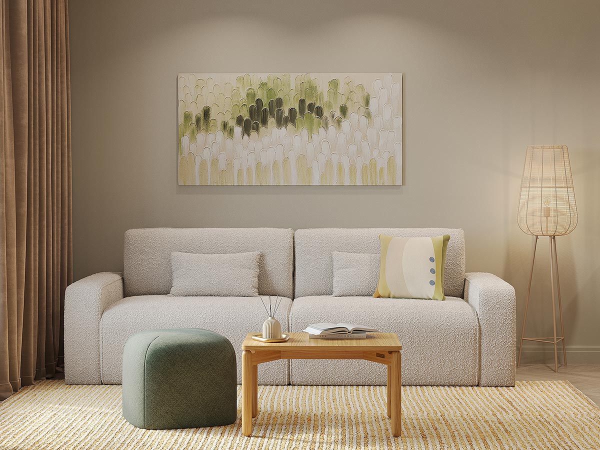 Изображение товара Подсвечник треугольный с титановым покрытием из коллекции Edge, 21х17 см