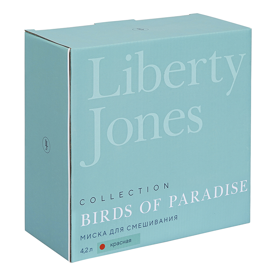 Изображение товара Миска для смешивания Birds of Paradise, 4,2 л, красная