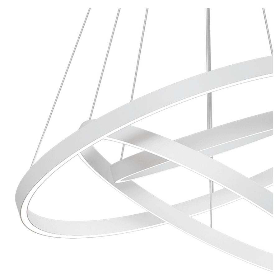 Изображение товара Светильник подвесной Technical, Rim, 3 яруса, Ø80 см, белый