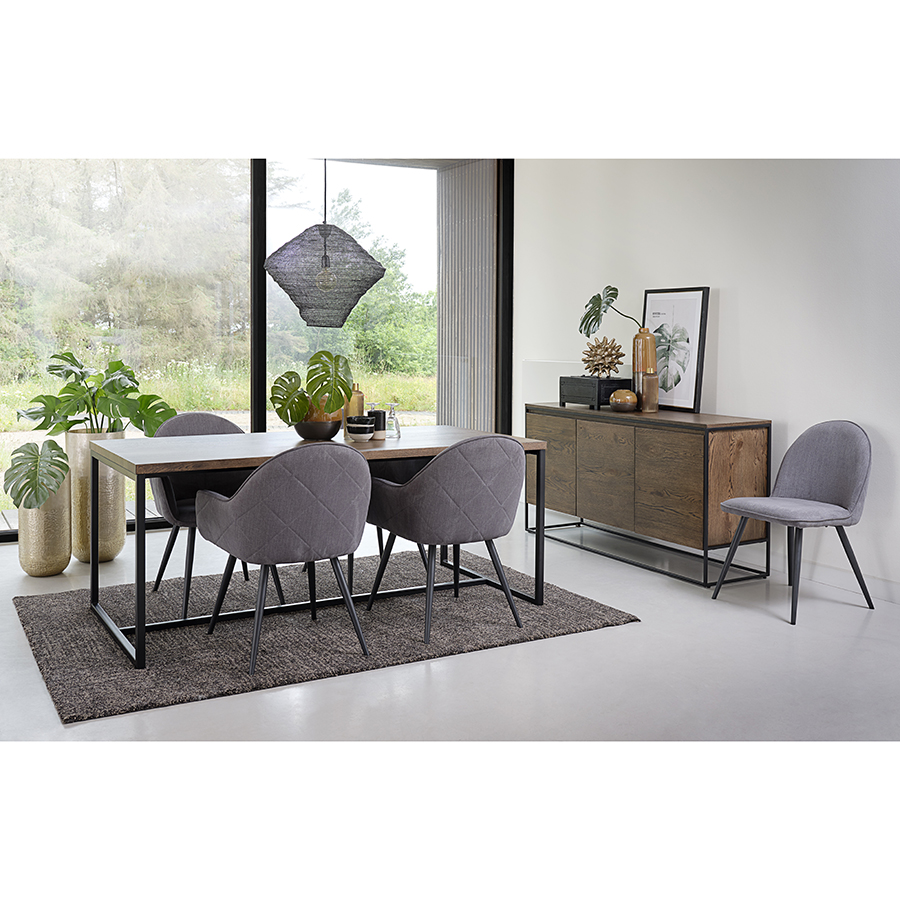 Изображение товара Комод Unique Furniture, Rivoli, 3 секции, 155х45х80 см