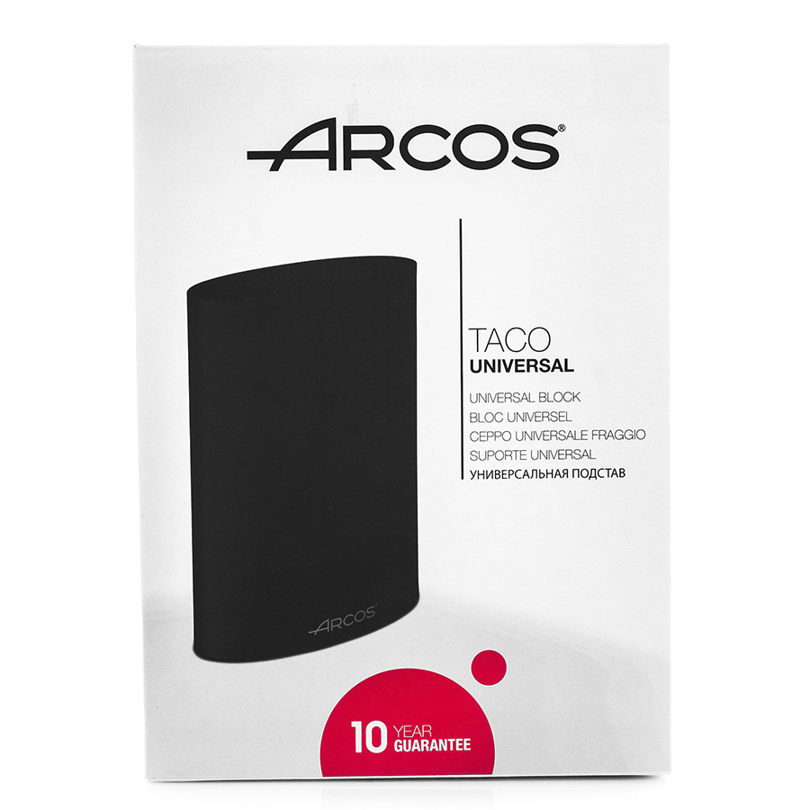Изображение товара Подставка для ножей овальная Arcos, Kitchen gadgets, черная