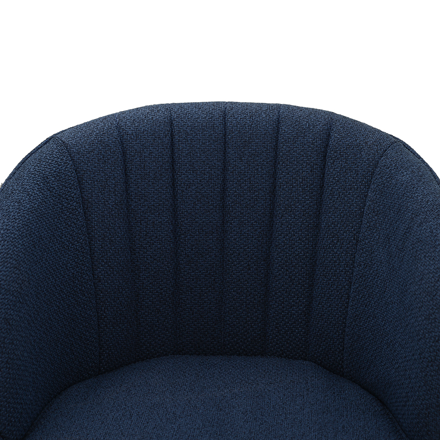 Изображение товара Кресло Coral, рогожка, темно-синее