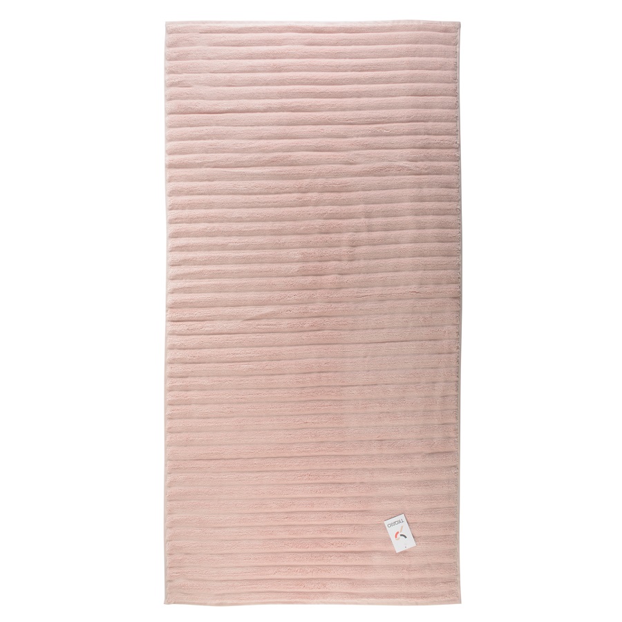 Изображение товара Полотенце банное Waves цвета пыльной розы из коллекции Essential, 70х140 см
