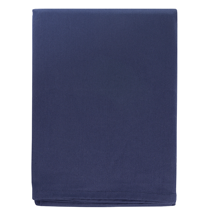 Изображение товара Скатерть из хлопка темно-синего цвета из коллекции Essential, 170х170 см