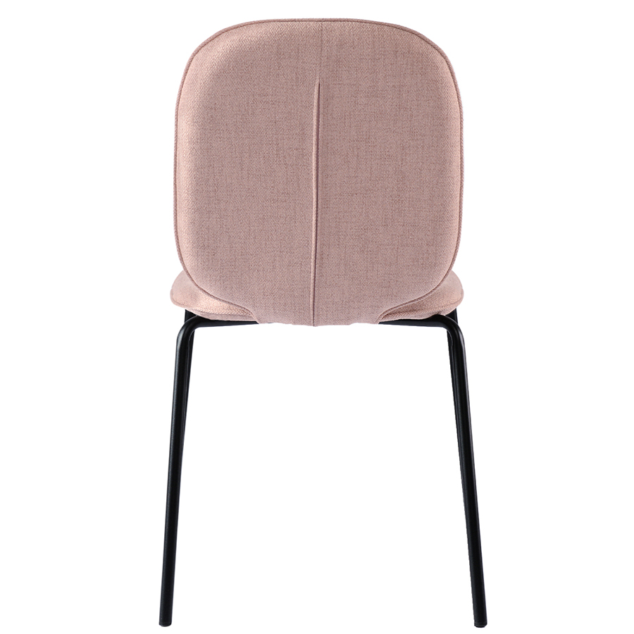Изображение товара Набор из 2 стульев Oswald, рогожка, бежево-розовые