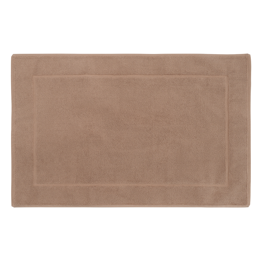Изображение товара Коврик для ванной светло-коричневого цвета из коллекции Essential, 50х80 см