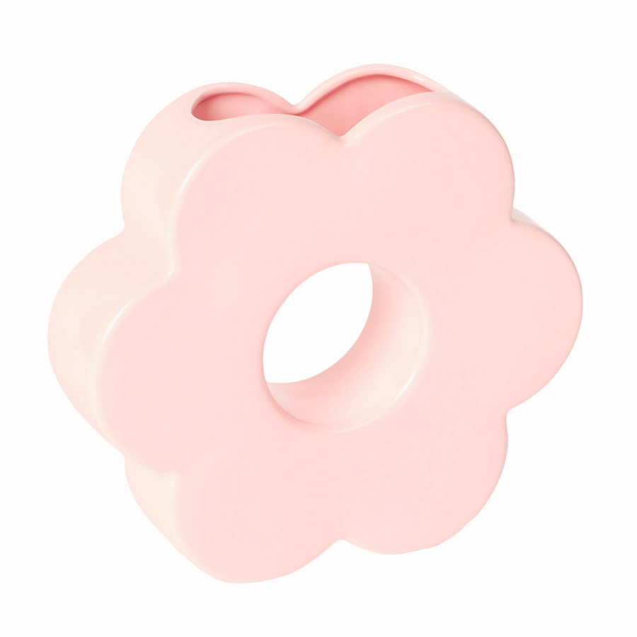 Изображение товара Ваза для цветов Daisy, 20 см, розовая
