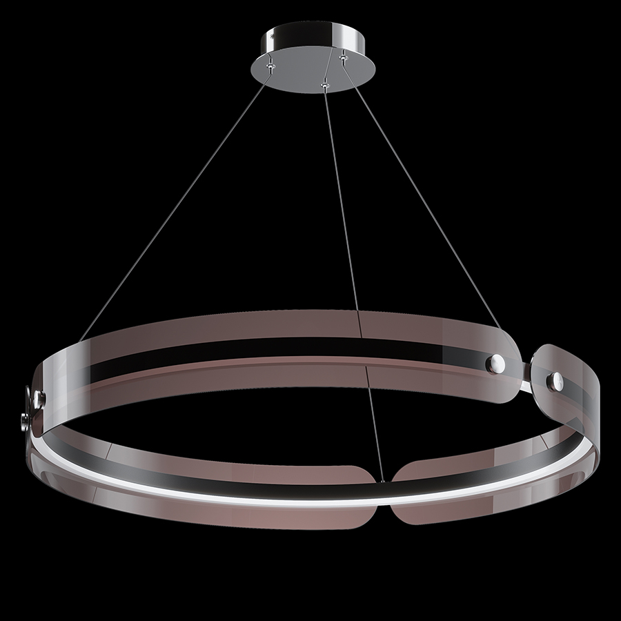 Изображение товара Светильник подвесной Modern, Interstellar, 1 лампа, Ø81,6х10 см, серый
