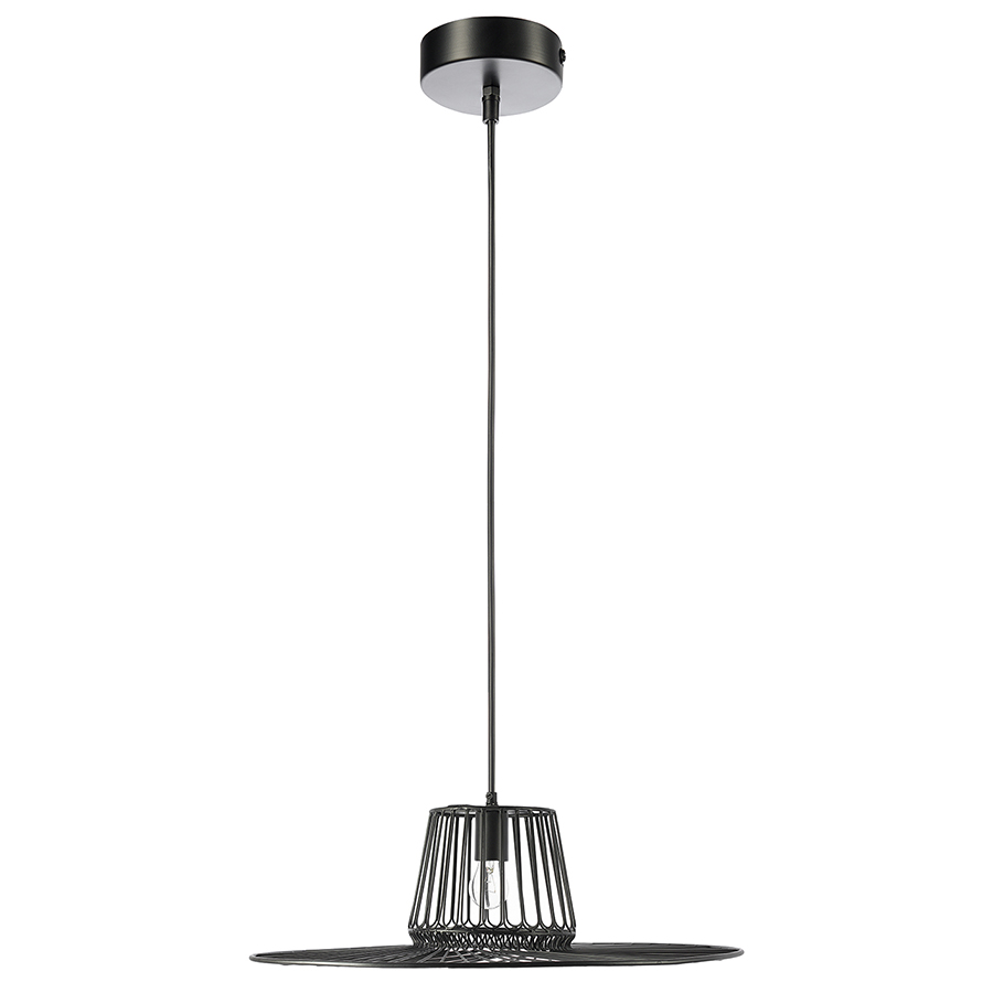 Изображение товара Светильник подвесной Vinger, Ø60,5х18 см, черный