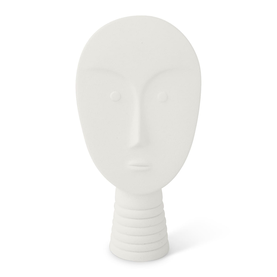 Изображение товара Фигура декоративная Maschera, 13х8х25 см, белая