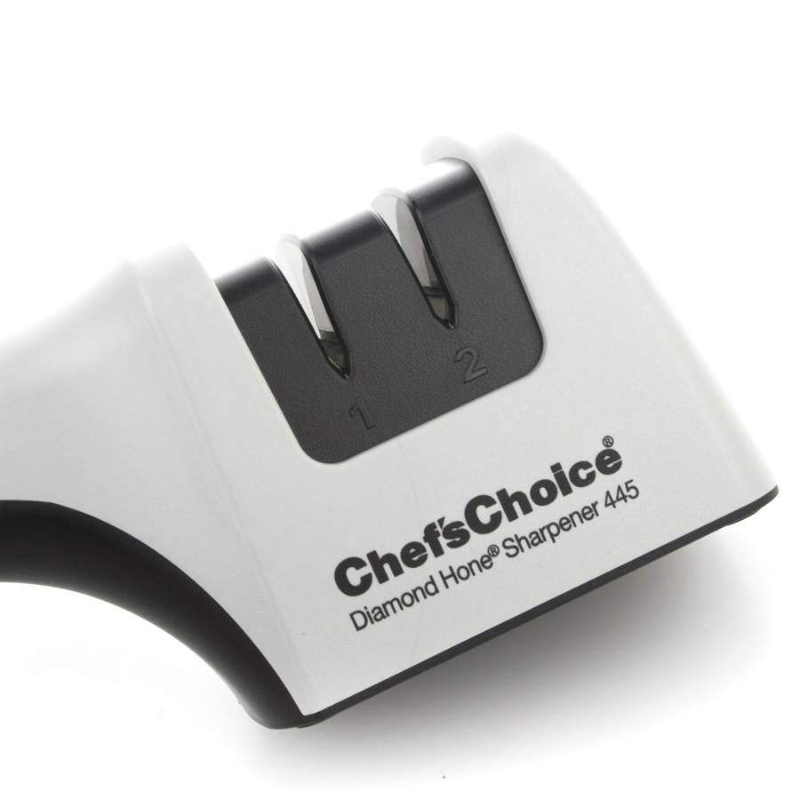 Изображение товара Точилка для ножей механическая Chef's Choice 445, двухэтапная, белая