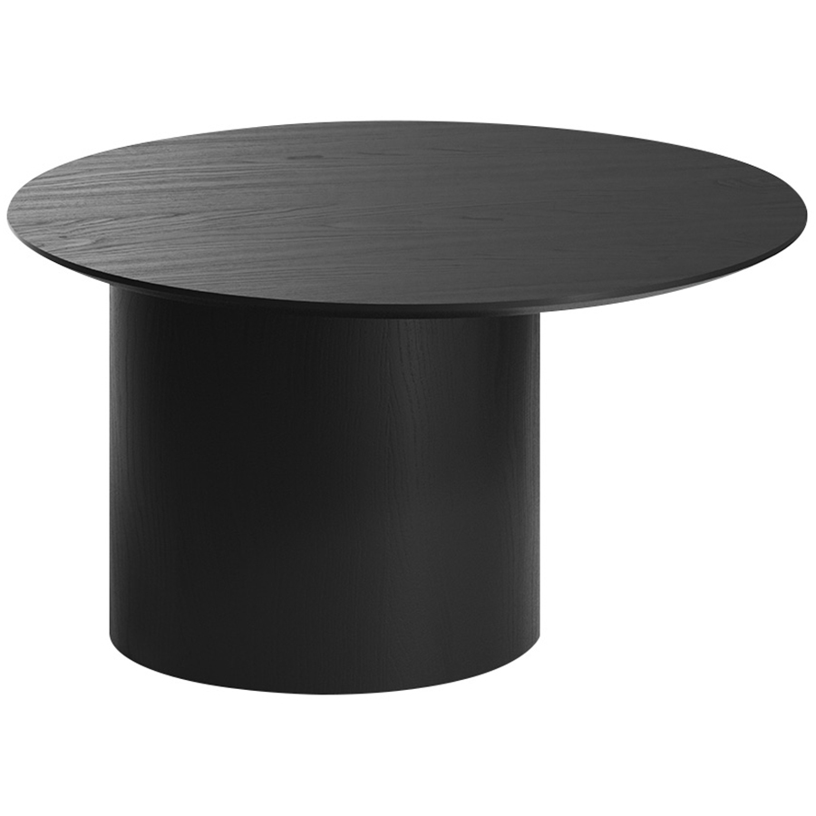 Изображение товара Столик со смещенным основанием Type, Ø70х41 см, черный