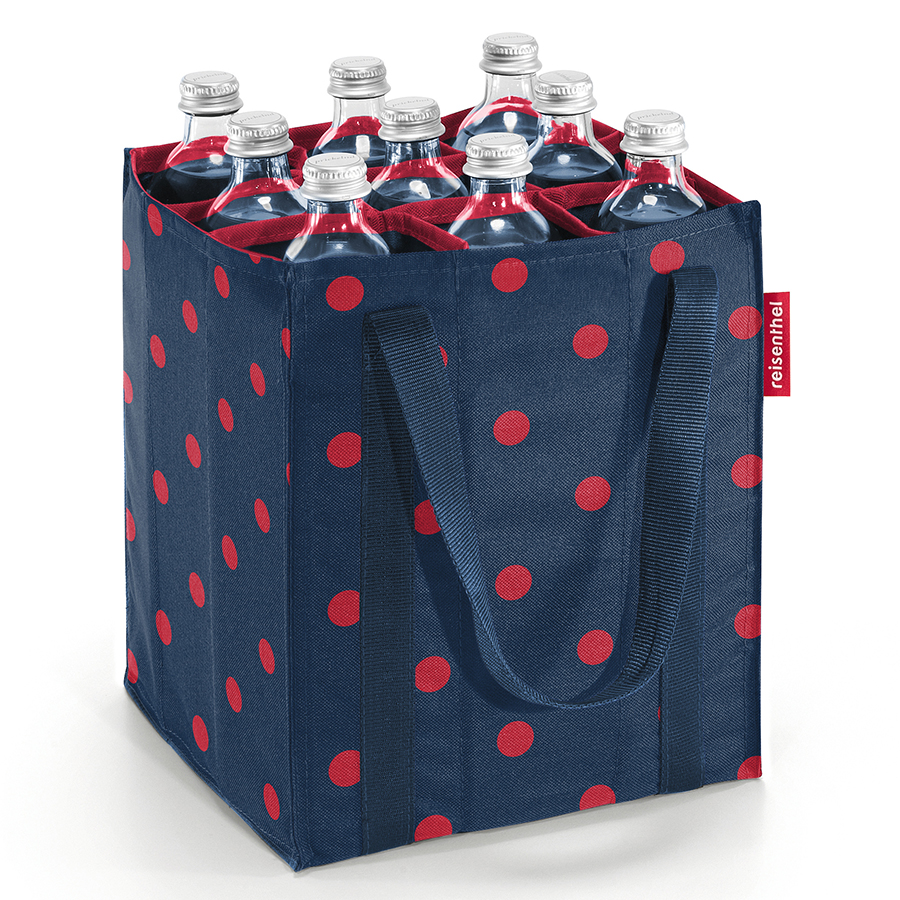 Изображение товара Сумка-органайзер для бутылок Bottlebag mixed dots red
