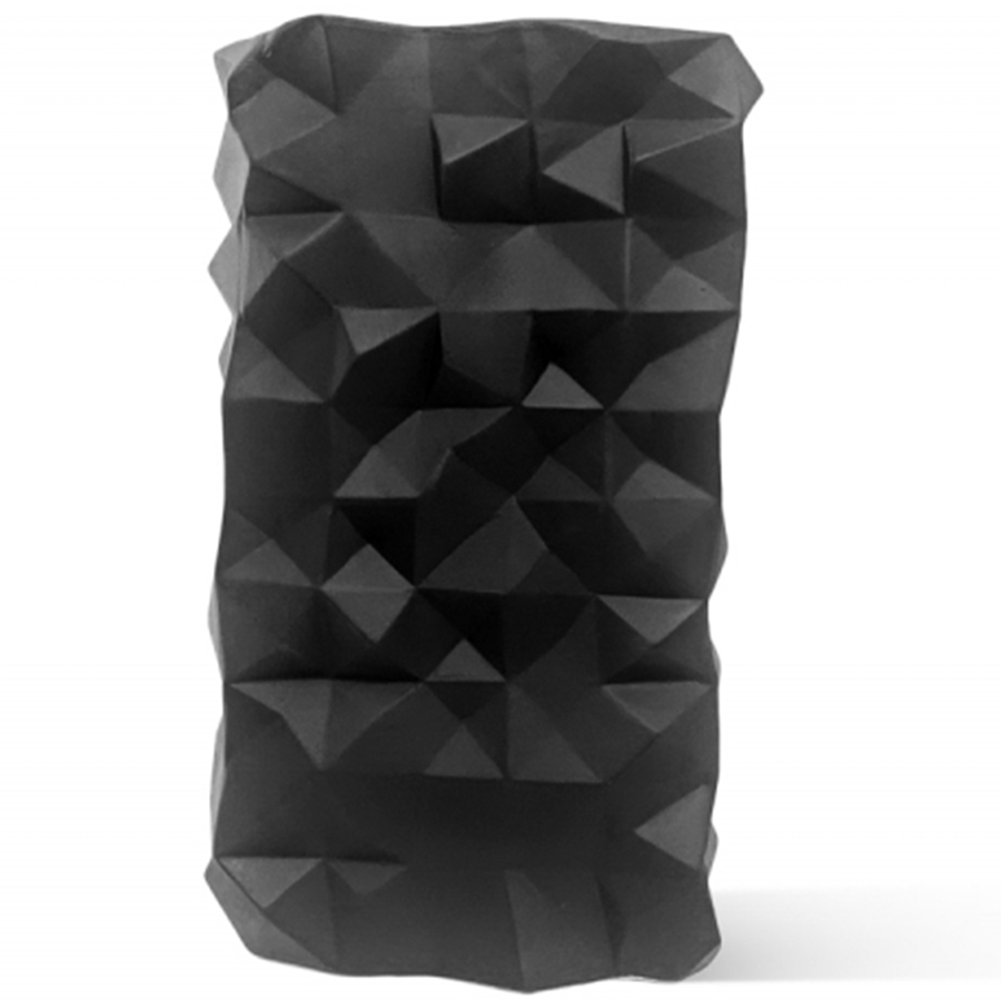 Изображение товара Ваза На грани, 35 см, матовая черная