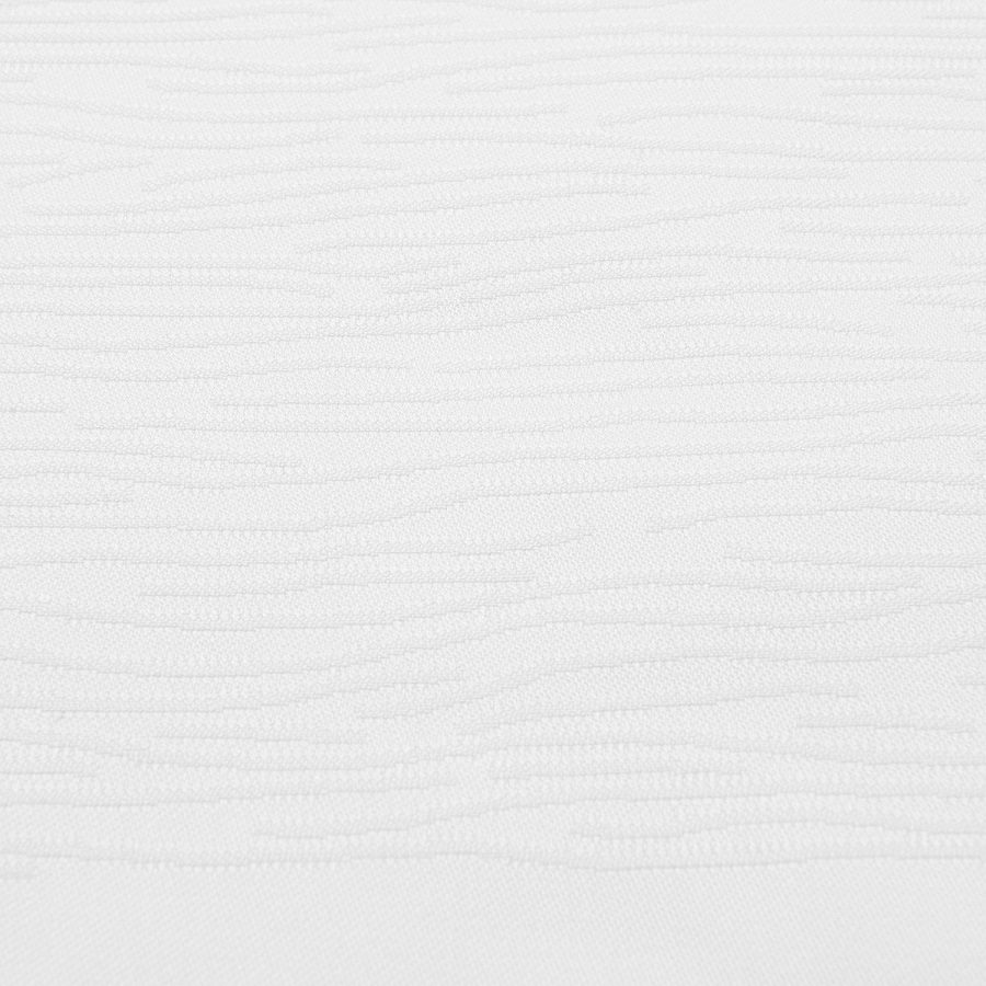 Изображение товара Дорожка на стол жаккардовая белого цвета из хлопка с вышивкой из коллекции Essential, 53х150 см