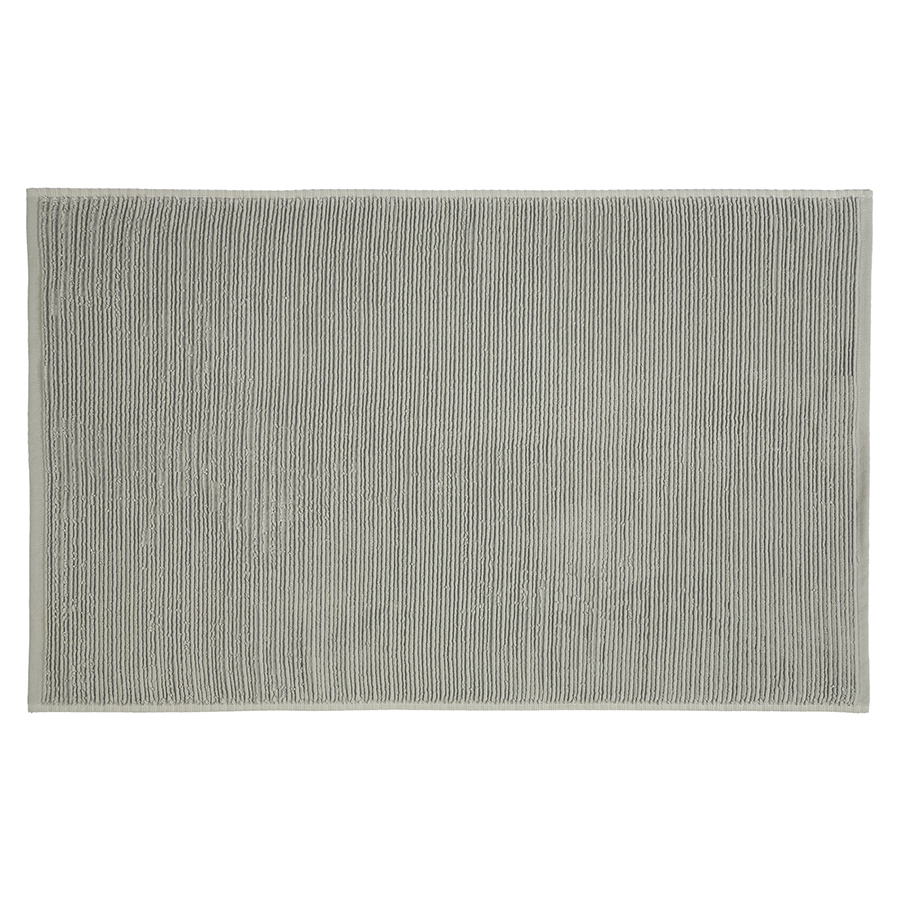 Изображение товара Коврик для ванной фактурный светло-серого цвета из коллекции Essential, 50х80 см