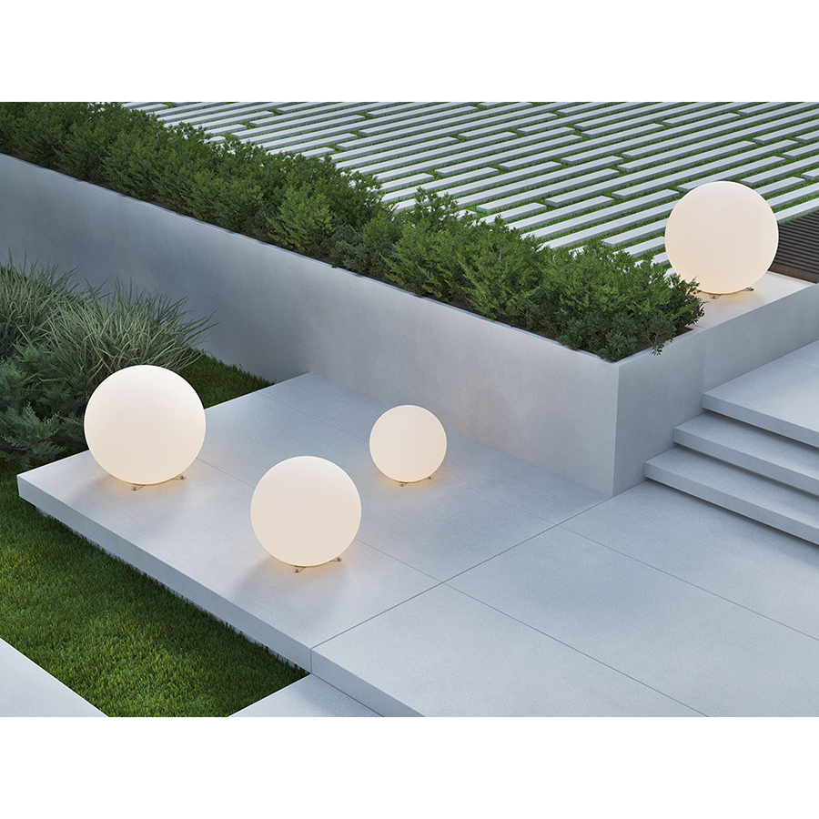 Изображение товара Светильник ландшафтный с креплением на бетонное основание Sphere_G Stone, Ø64х61 см, LED, 4000K