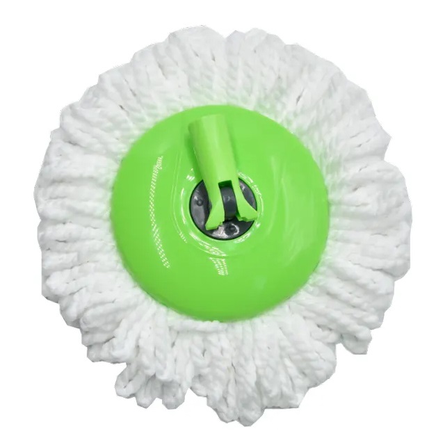 Изображение товара Швабра круглая с ведром Magicmop, зеленая/белая