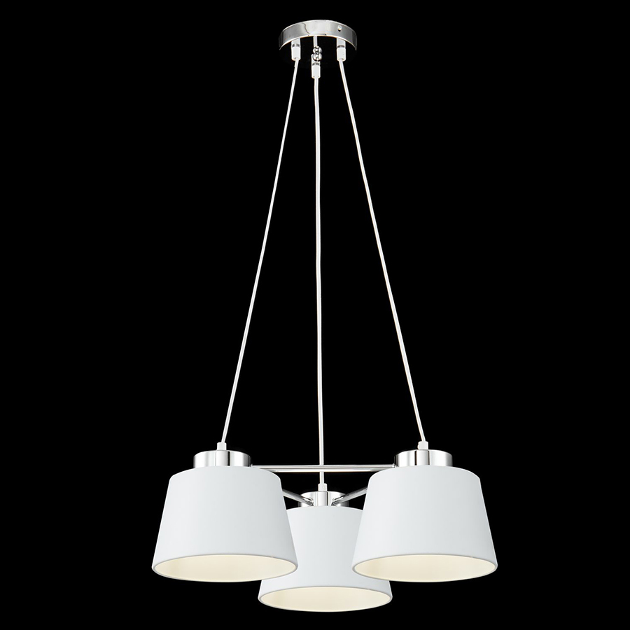 Изображение товара Светильник подвесной Modern, Barbara, 3 лампы, Ø50х16 см, хром