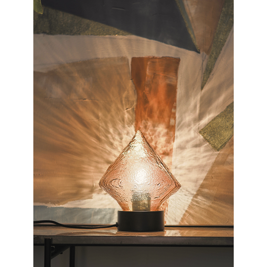 Изображение товара Светильник настольный Frozen Light, Ø20 см, янтарный