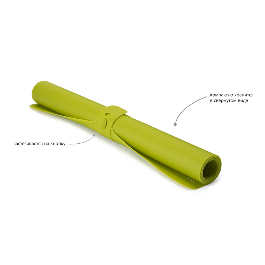 Изображение товара Коврик для теста с мерными делениями Roll-up™, 38х58 см, зеленый