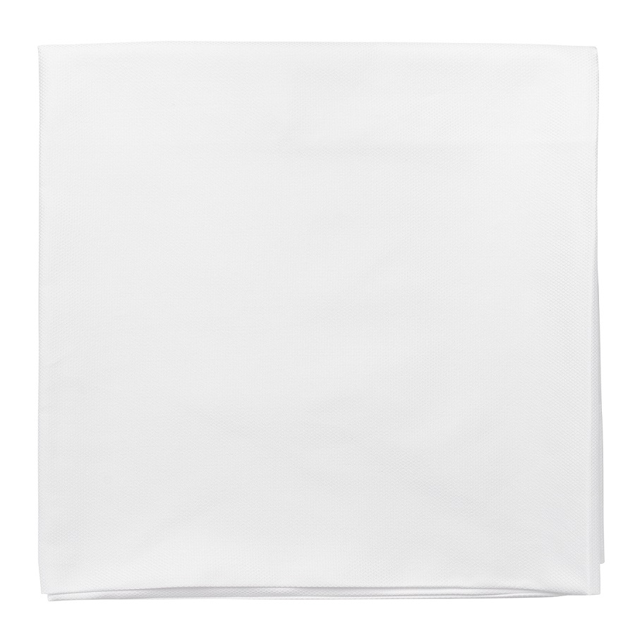 Изображение товара Скатерть белого цвета с фактурным жаккардовым рисунком из хлопка из коллекции Essential, 180х260 см