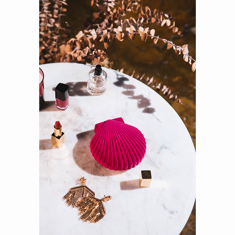 Изображение товара Шкатулка для украшений Venus, 12,8х12,6х5 см, розовая