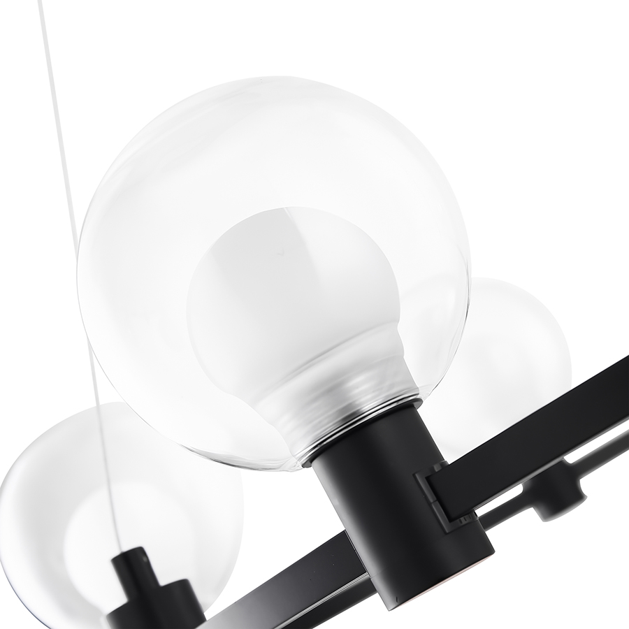 Изображение товара Светильник подвесной Loft, 6 ламп, Ø60х120 см, черный