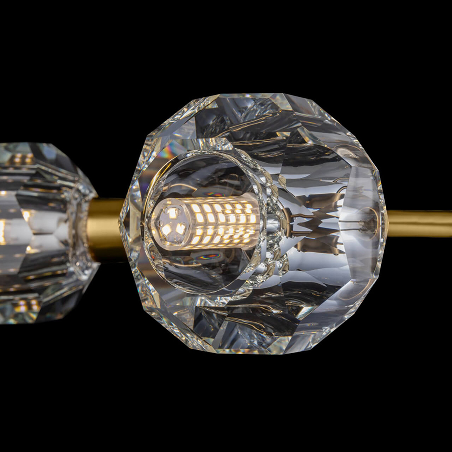Изображение товара Люстра Grace, 6 ламп, Ø64,5х33,8 см, золотая бронза