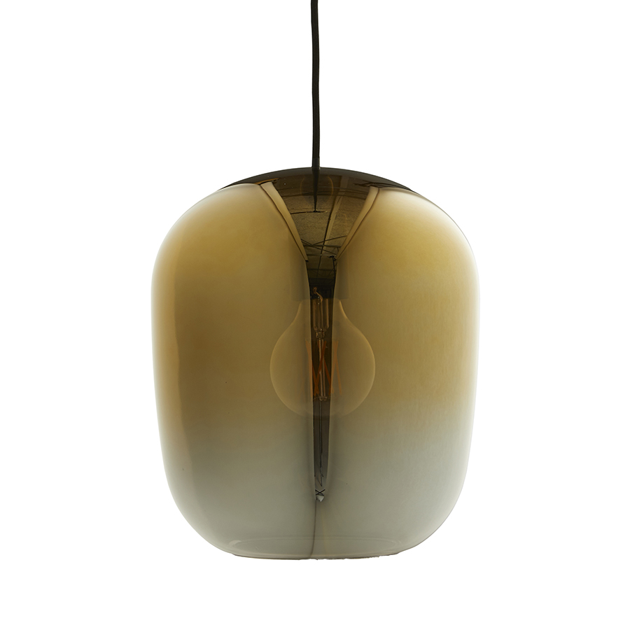 Изображение товара Лампа подвесная Ombre, 30хØ25 см, стекло, золото