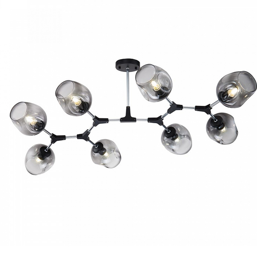 Изображение товара Светильник потолочный Modern, Desi, 8 ламп, 75х108х36,5 см, черный