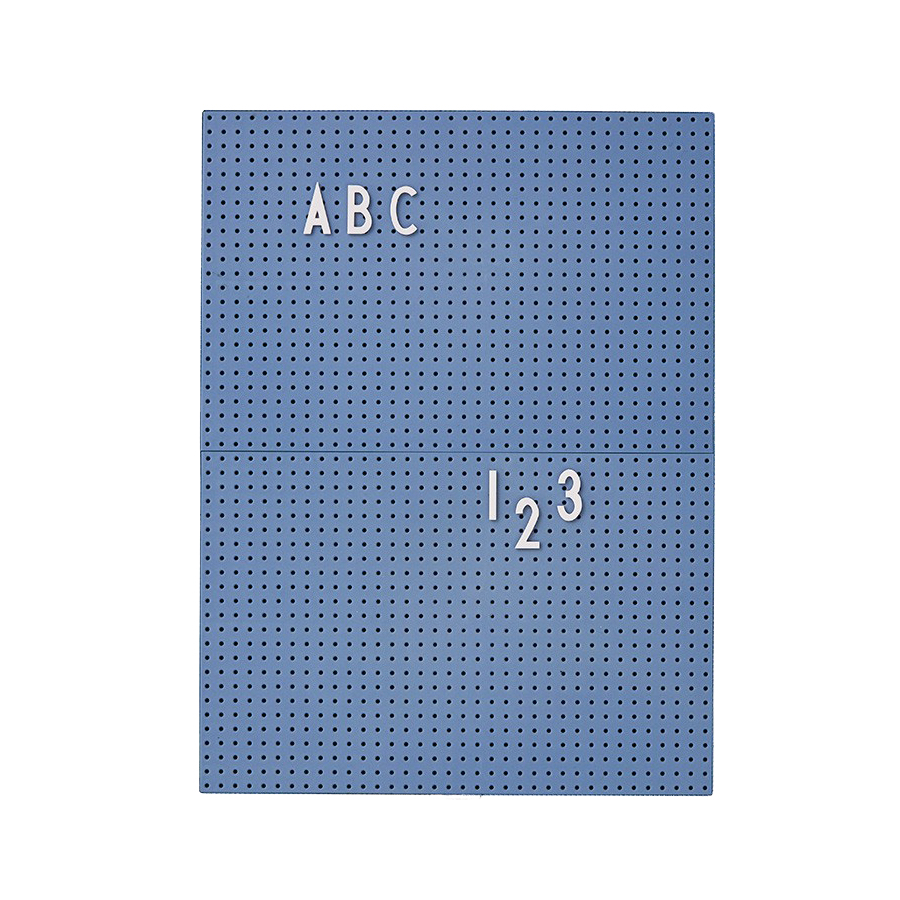Изображение товара Доска для объявлений A4 Design Letters, AJ vintage ABC, голубая