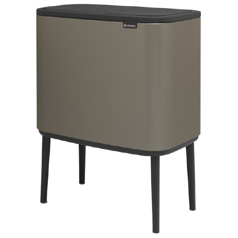 Изображение товара Бак для мусора Brabantia, Touch Bin Bo, 3х11 л, платиновый