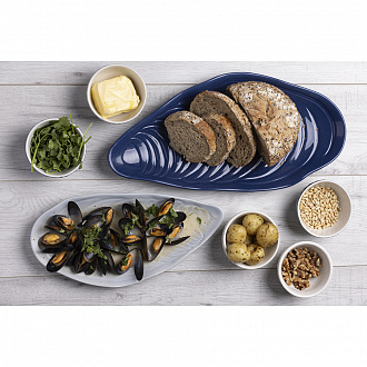 Изображение товара Блюдо сервировочное Nautical, 20х41 см, синее