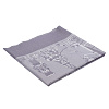 Изображение товара Скатерть из хлопка фиолетово-серого цвета с рисунком Щелкунчик, New Year Essential, 180х180см