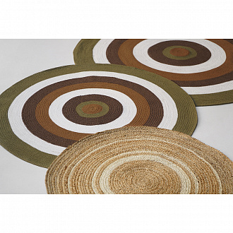 Изображение товара Ковер из хлопка Target коричневого цвета из коллекции Ethnic