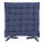 Подушка на стул из хлопка темно-синего цвета из коллекции Essential, 40х40 см