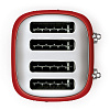 Изображение товара Тостер Smeg на 4 ломтика, красный
