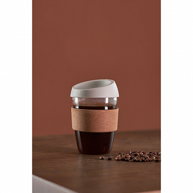 Кружка Cozy Cup, 350 мл, светло-серая, анонс элемента